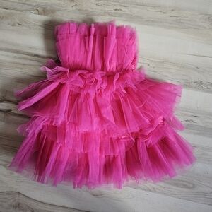 Vibrant Pink Tulle Dress